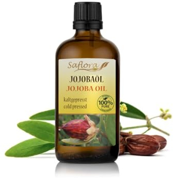 Jojobaöl Gold 100 ml - 100% reines, kaltgepresstes Öl, Simmondsia chinensis, Israelisch