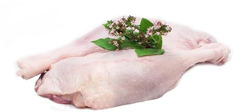 Landmetzger Schiessl's » Frische Gänsekeulen « | Aus Freilandhaltung | Natürliches Futter aus regionalem Anbau | Küchenfertig | Schlachtfrisch (800g)