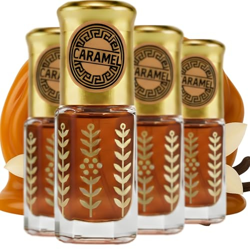 Craft & Care – Musk Perfume Árabe Hombre & Mujer | Aceite Perfumado SIN ALCOHOL (1, Caramelo)