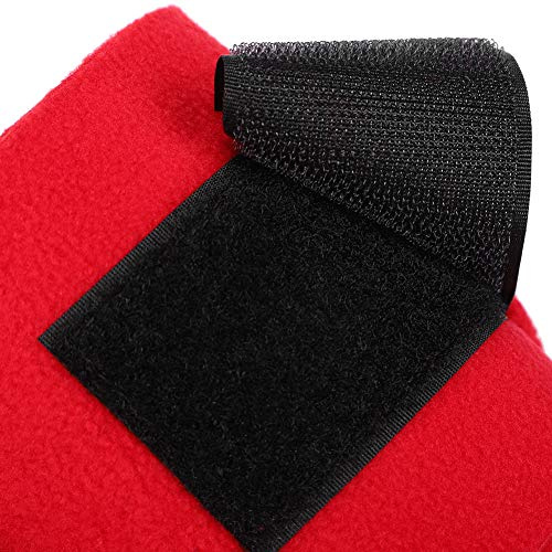 Socobeta 4PCS Horse Leg Bandage, Soft Fleece Wrapping Bandage with Nylon Hook and Loop for Horse Leg Protection