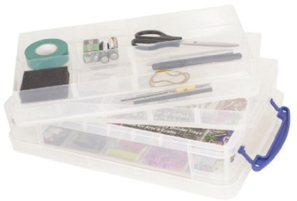 Really Useful Box 4CDIV2HOB File 2000 RU4-2X15 CS TP - Separating tray, transparent, 1 unit