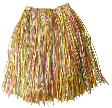 W WIDMANN MILANO Party Fashion 3377M - Hawaii Bastrock, circa 55 cm, Sommerfest, Strandparty, Karneval, Mottoparty