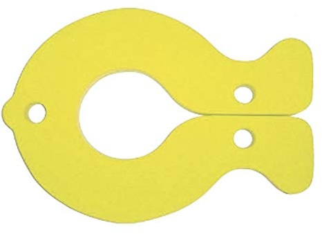 Schwimmbrett Fisch Schwimmfisch Auftriebshilfe Fisch GELB