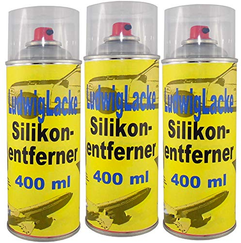 LudwigLacke Silikonentferner 3 Spraydosen a´ 400 ml