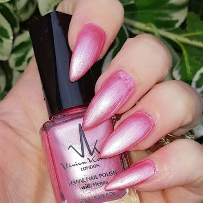 Vivien Kondor Henna Halal - Esmalte de uñas permeable (HA25, rosa encantado)