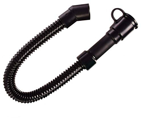 Techkar Ablaufschlauch für Karcher BR/BD 45/40, BR/BD 55/40 - Schwarz, 850mm, 32mm Durchmesser, 40mm Muffe, Korken für Schmutzwasser
