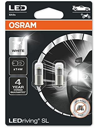 OSRAM LEDriving® SL, ≜ T4W, bianco 6000K, lampade di segnalazione a LED, solo fuoristrada, non omologati ECE, doppio blister
