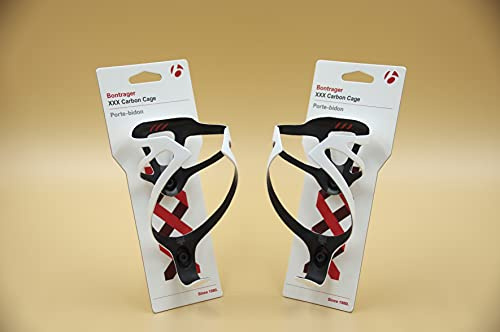 Bontrager XXX Flaschenhalter Weiß Carbon Paar + Schrauben