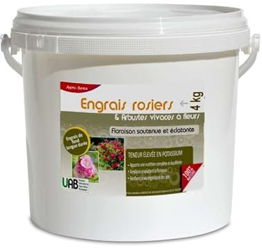 Engrais rosiers et arbustes à fleurs - Agro Sens - Seau 4 kg