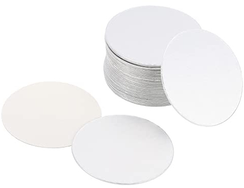 PATIKIL 150 Paquetes 38mm/1, 5 Aluminio Lámina Tapa Revestimiento