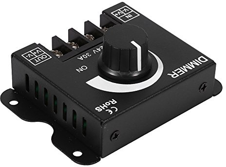 dimmschalter led 12v,Tbest Led Dimmer 24V,Led Dimmer 12V,Streifen-Led-Dimmerschalter,12 V-24 V 30 A Led-Schalter-Dimmer-Controller-Handbetrieb Für Streifenlicht Einfarbig