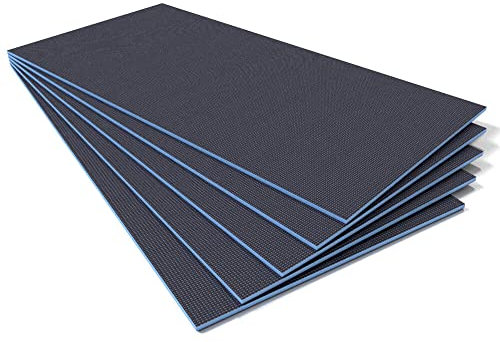 Tile Backer Boards 10mm / 7.2m2-1200 x 600mm, Waterproof Insulation for Underfloor Heating (10 Boards)