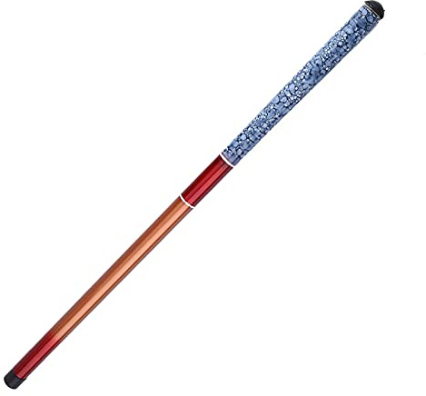 KIMISS GFK-Handglas, Teleskoprute, Süßwasserangelpeitschen mit Stahlstange, Tragbare Rute, Handguss, Harte Angelausrüstung (2,1 m) (2.4)