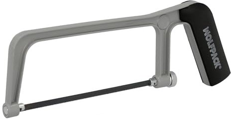 WOLFPACK LINEA PROFESIONAL Arco Scie Mini professionnelle en aluminium Lame 150 mm Scie à bois, Seguette, Mini Arc Scie