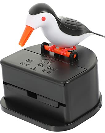 LABRIMP Zahnstocherbox Mit Vogel Design Presse-typ Zahnstocherhalter Spender Behälter Für Büro Zuhause Dekorative Zahnstocherorganisation Box Einfache Lagerung Box