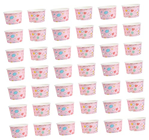 PLAFOPE 50piezas Tazones para Helado Recipientes para Helado Multiusos Casa y Restaurante Tarrinas