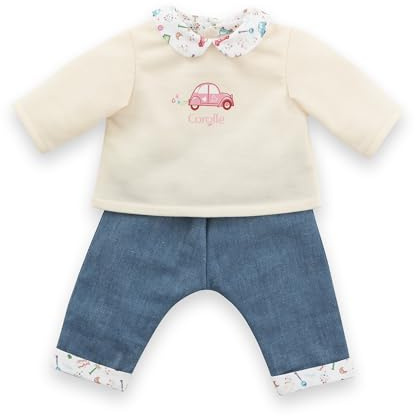 Corolle Mon Grand Poupon Hose und Top, Paris, für alle 36 cm Babypuppen, ab 2 Jahren