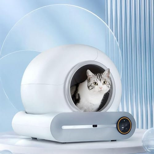 MIAOMI Lettiera per Gatti autopulente, Toilette Automatica per Gatti con Doppio sensore, Grande capacità