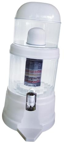 Fenteer Dispensador purificador de Agua, Jarra con Filtro de Agua, 14 l, purificador de Agua de para Granja