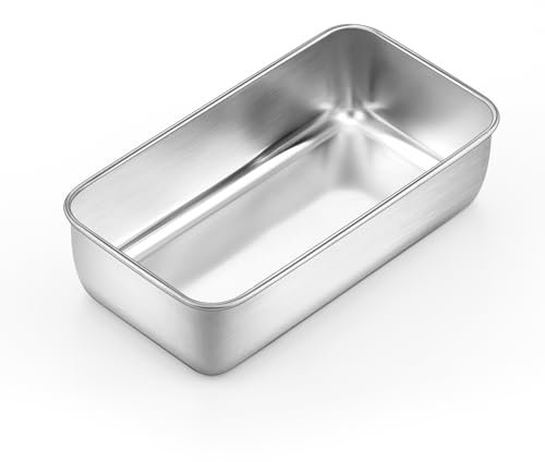Onader Bread Loaf Pan for Baking 9 x 5 Inch Stainless Steel Deep Meatloaf Pan