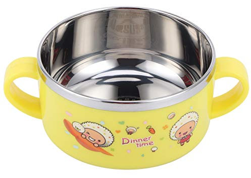 Ciotola Ciotola Ciotola Ciotola Scodella Cartone Animato 304 Colorare di Riso in Acciaio Ciotola con Coperchio Tavoli da Tavola Affidabile con 304 Artigianali Questo Non Tossico e Che Fa Macchiare