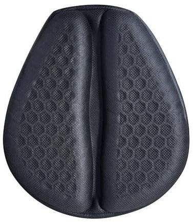 MDGHJD Moto Almohadilla Asiento Cojín Aire Inflable 3D Motocicleta,Almohadilla Alivio Presión Asiento,cojín Antideslizante Asiento