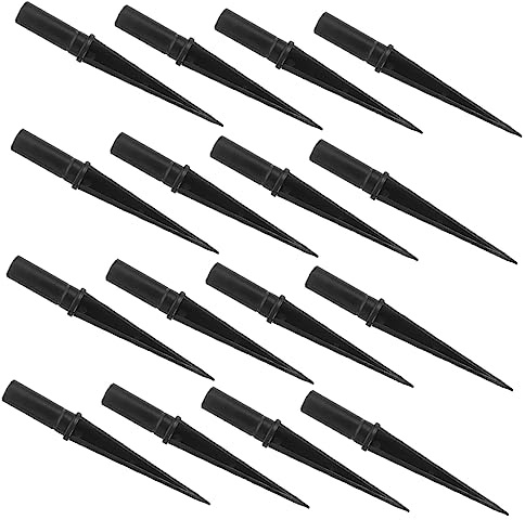 COOPHYA 25 pièces Piquets de Lumière pour Jardin Lot de Accessoires de Piquet pour Lampes de Jardin Résistants Aux Intempéries et