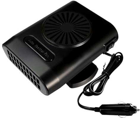 Yonuaret Chauffage Voiture - Dégivreur De Pare-Brise 12V/24V | Accessoire Automobile Pour Chauffage Intérieur Dégivrage Camping Hiver