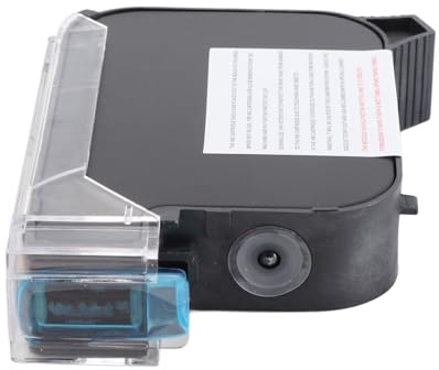 TOPINCN Cartouche d'encre de Remplacement pour Imprimante, capacité de 42 ML, Cartouche Industrielle à Séchage Rapide pour Papier Acrylique Métallique (Black)