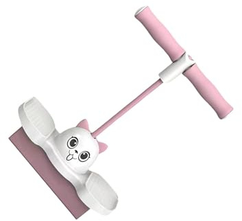 YIXANNX Pogo Ball con asa para niños, palo de salto con cuerpo engrosado que aumenta la fricción y la experiencia de salto, tabla equilibrio pelota que rebota para niños y niñas, Rosa, 380x900cm