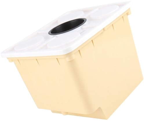 UKCOCO Secchio per Piantare Idroponico Coperchio e Cestello, Scatola per Coltivazione Senza Suolo di Ortaggi e Frutta, Attrezzatura per Vivaio Domestico e Balcone, Facile da Montare