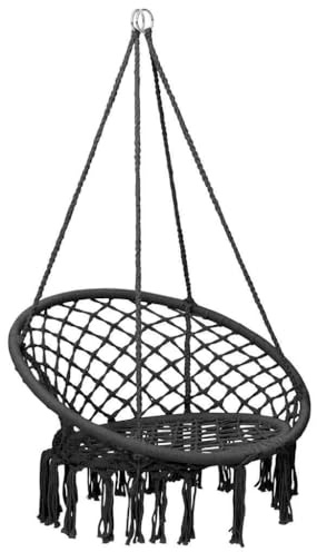 Generisch Hängesessel 80 cm Anthrazit,Spielzeuge & Spiele,Spielzeug für draußen,Schaukeln,93156