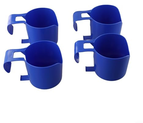 Juego de 4 portavasos para piscinas sobre el suelo, esencial para mantener tus bebidas seguras y cerradas