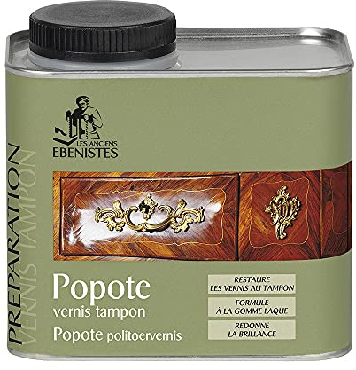 Popote barniz antiguo 450ml - Los antiguos ebanistas