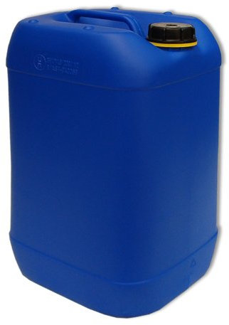 Bidón de polietileno/Jerrycan 25 L azul HDPE DIN61 calidad alimentaria (22248)