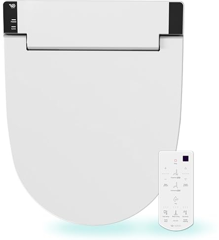 VOVO STYLEMENT VB-6100SR Sedile per Bidet Elettronico Intelligente, Acqua Calda e Asciutta, Luce Notturna a Led, Ugello Completamente In Acciaio Inox Autopulente, Made in Corea