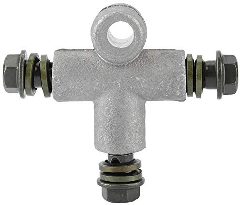 Vobor Eisenbremsölschlauchadapter Ölschlauchadapter Motorrad Hydraulikschlauchanschluss Hydraulische 3-Wege-Bremse Ölschlauchadapter Rohrkupplungs-T-Stück 10mm