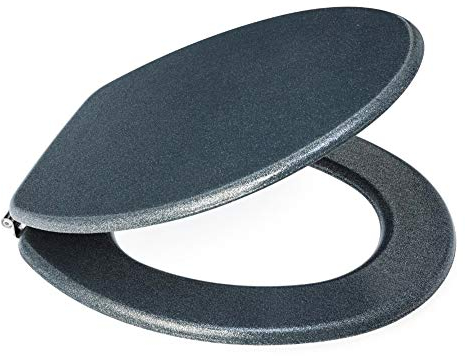 Blue Canyon Hampton Glitter MDF Toilet Seat