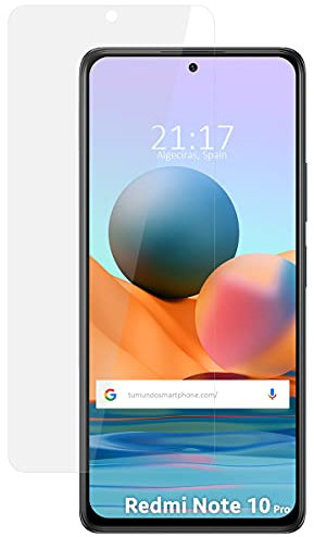 Tumundosmartphone Protector Pantalla Hidrogel Flexible para Xiaomi Redmi Note 10 Pro