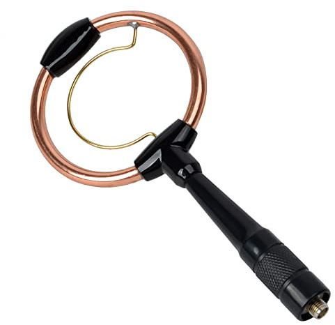 HYS SMA-F Walkie Talkie Antenne Dual Band 144/430MHz VHF/UHF Ring Antenne kompatibel mit Kenwood TK-360 TK-370 TK-370G Baofeng UV-5R BF-888S HYT 2-Wege-Radio