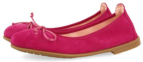 Ballerine in Pelle Fucsia da Bambina chiador