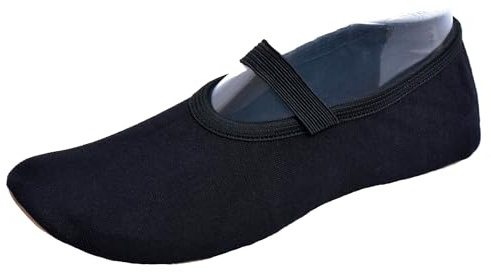 Lappade Gummisohle Trampolinschuhe, Gymnastikschuhe, Schläppchen, Turnschläppchen schwarz Art. 285G Gr.39