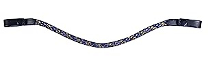 HKM Eliana Stirnband Dunkellila Pony
