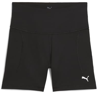 PUMA Cloudspun HW 5 Tight Short Pantalones Cortos de Punto, Black Blanco, S Unisex Adulto