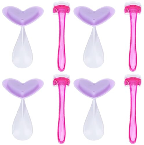 Gogogmee 4sätze Professioneller Bikini Rasierer Für Frauen Sanfte Haarentfernung Kompakt Und Tragbar Für Körper Gesicht Und Bikinizone Zufälligen Farben Erhältlich
