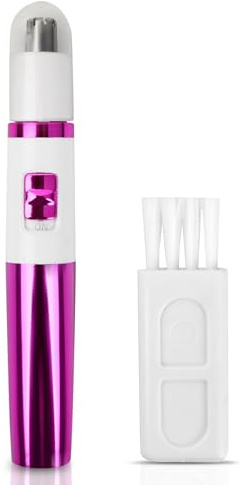 Cortador Pelos Nariz Sin Dolor Recortador Pelos Nariz Impermeable Nose Hair Trimmer Funciona Con Pilas Trimmer Profesional Con Cepillo De Limpieza