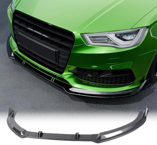 CWMMS Auto Frontlippe Frontspoiler für Audi S3 A3-SLine 8V 2013-2016, ABS-Material, grün