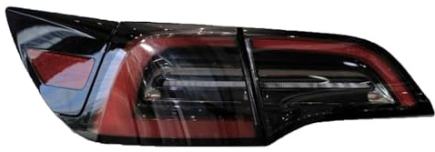 Pellicola Protettiva per Fari Auto per Tesla Model 3/S/Y,per Fari Auto TPU Trasparente Protezione Adesivi.,Blackened