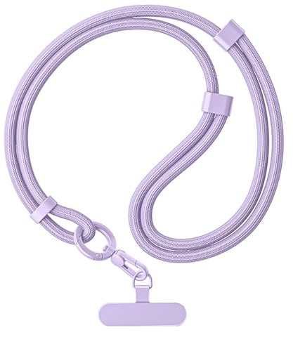 MORSUNBELA Cordino per Cellulare da Collo Laccio per Cellulare | Regolabile 40-80 cm Laccetto per Cellulare Laccetti per Cellulari Corda Telefono Tracolla Adatto All'uso Quotidiano e Viaggi