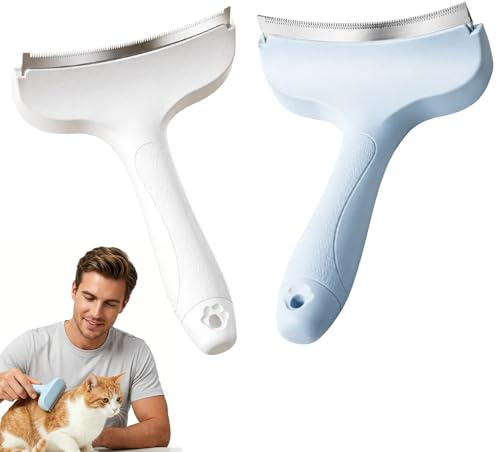 2-Pack Deshedding Brush for Dogs